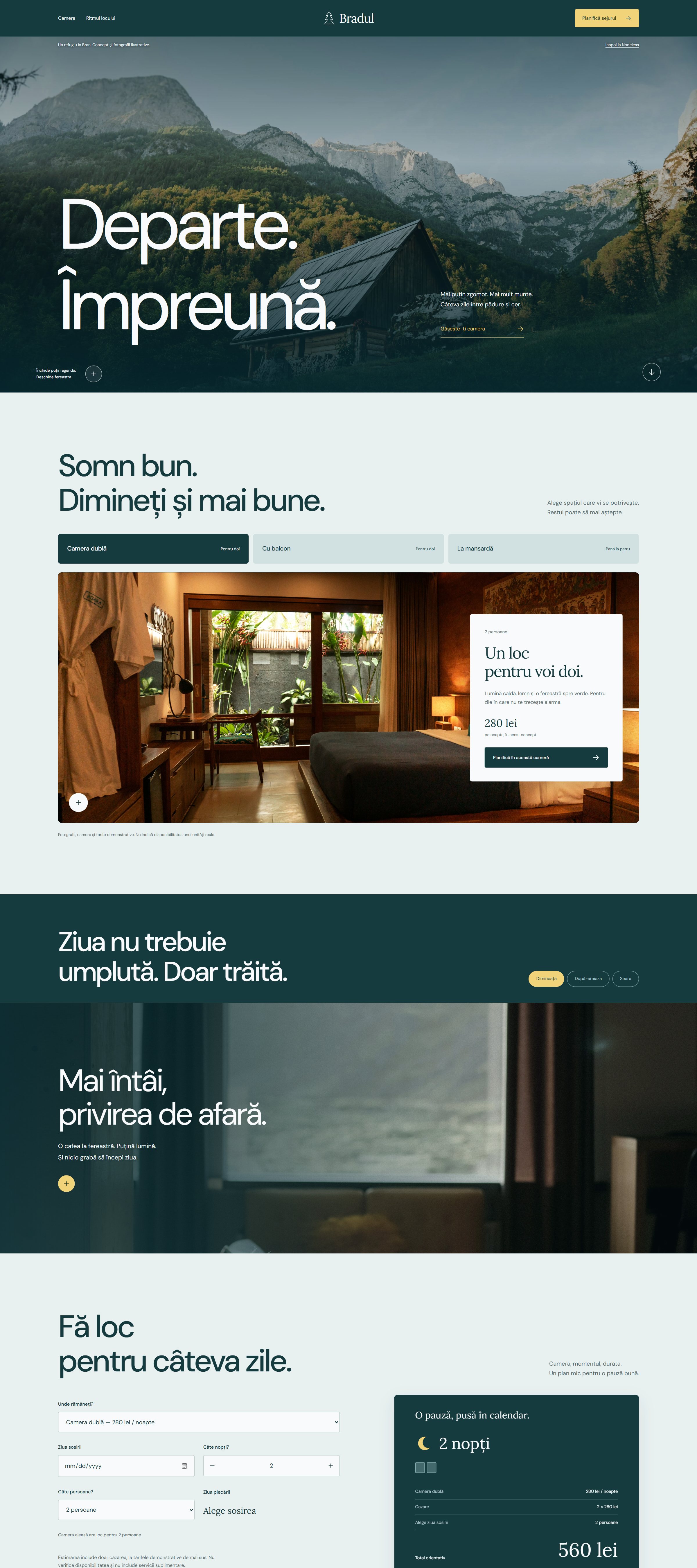Pensiunea Bradul pe desktop