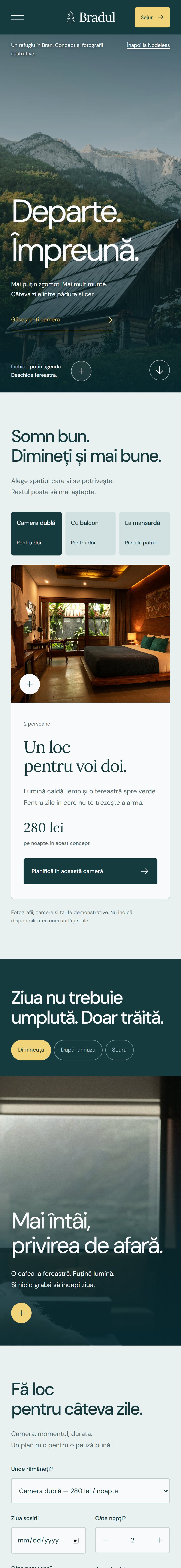 Pensiunea Bradul pe telefon