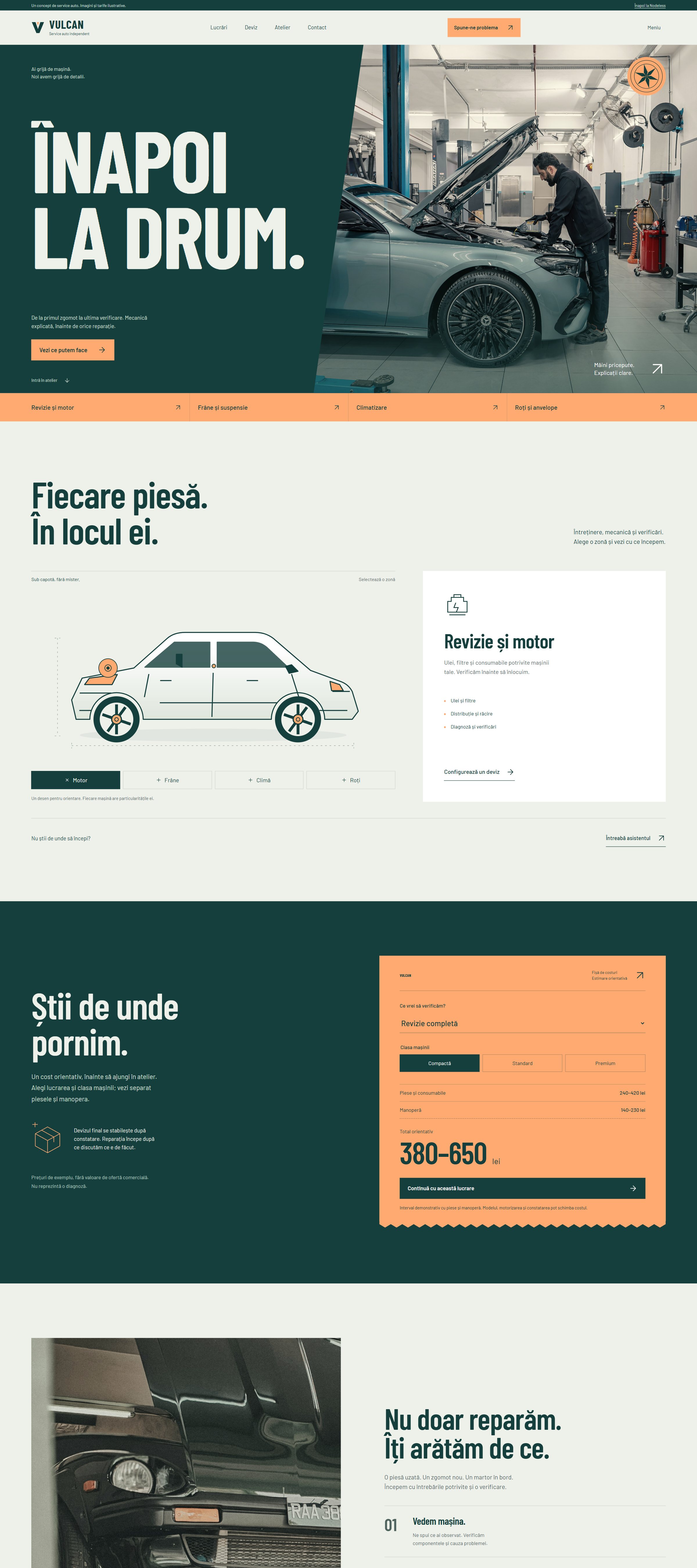 Service Vulcan pe desktop