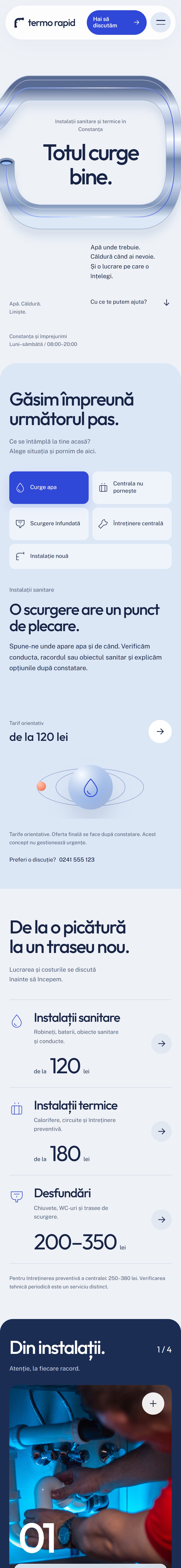 Termo Rapid pe telefon